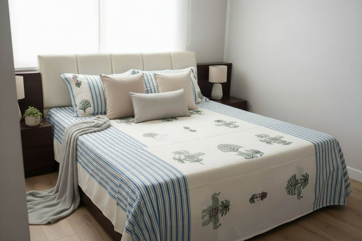 Azure Safari Bedsheet