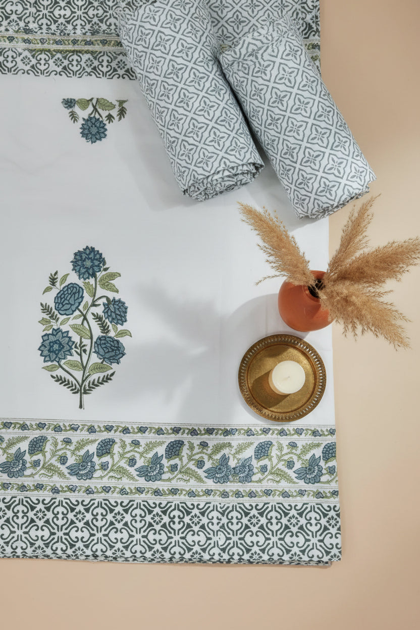 Ivory Flora Bedsheet