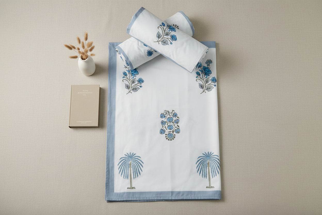 Ivory Palm Bedsheet