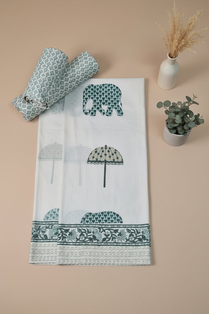 Ivory Safari Bedsheet