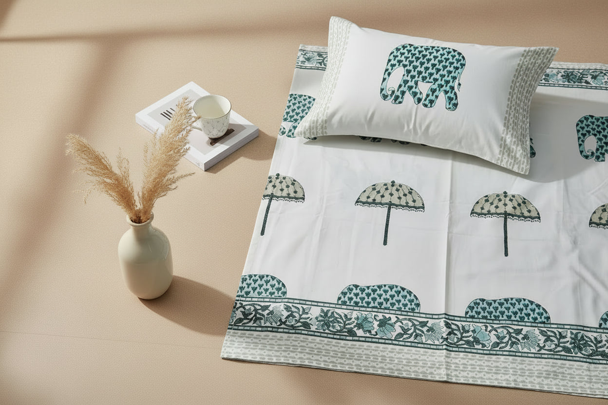 Ivory Safari Bedsheet