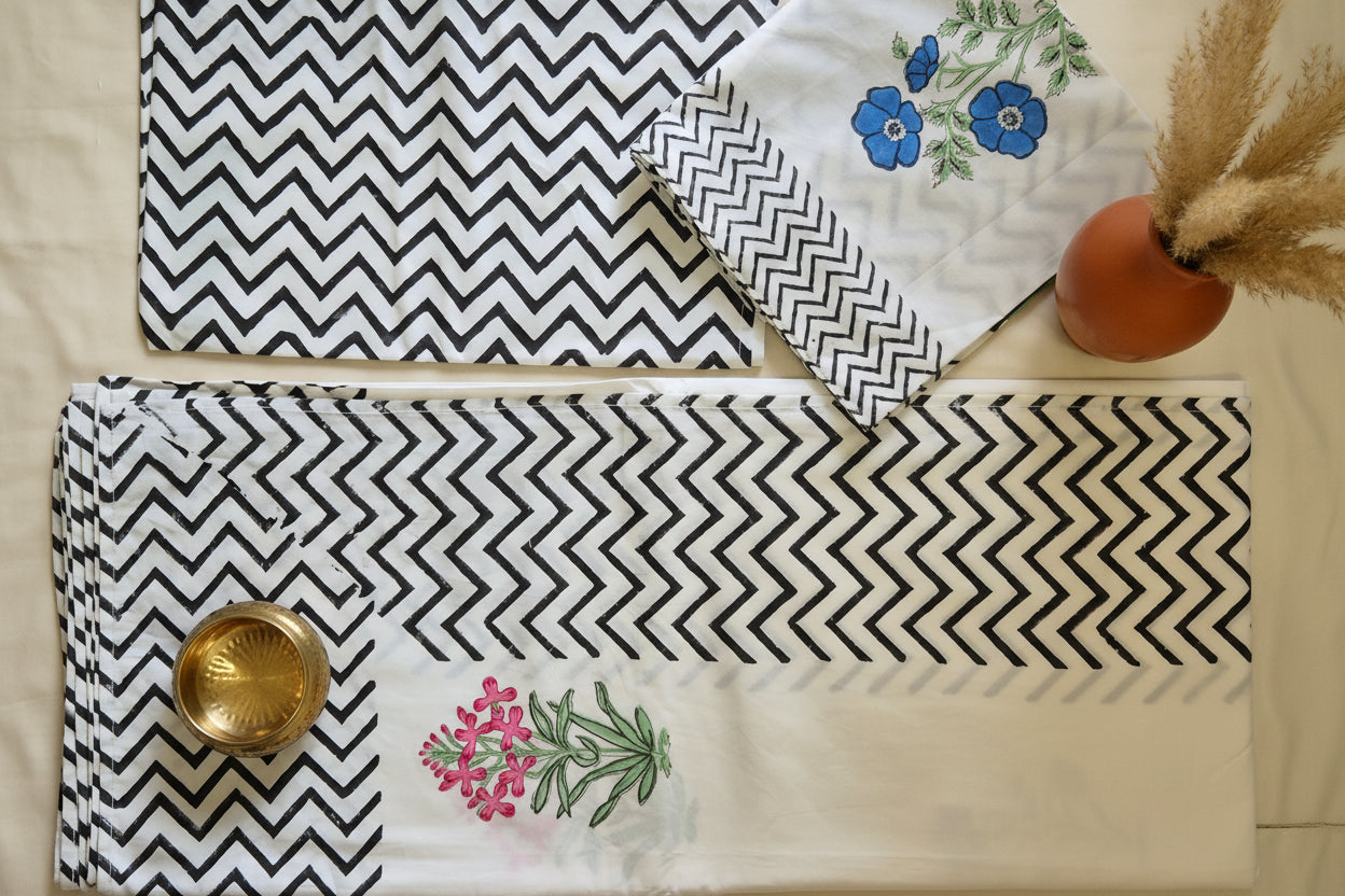 Pearl Chevron Bedsheet