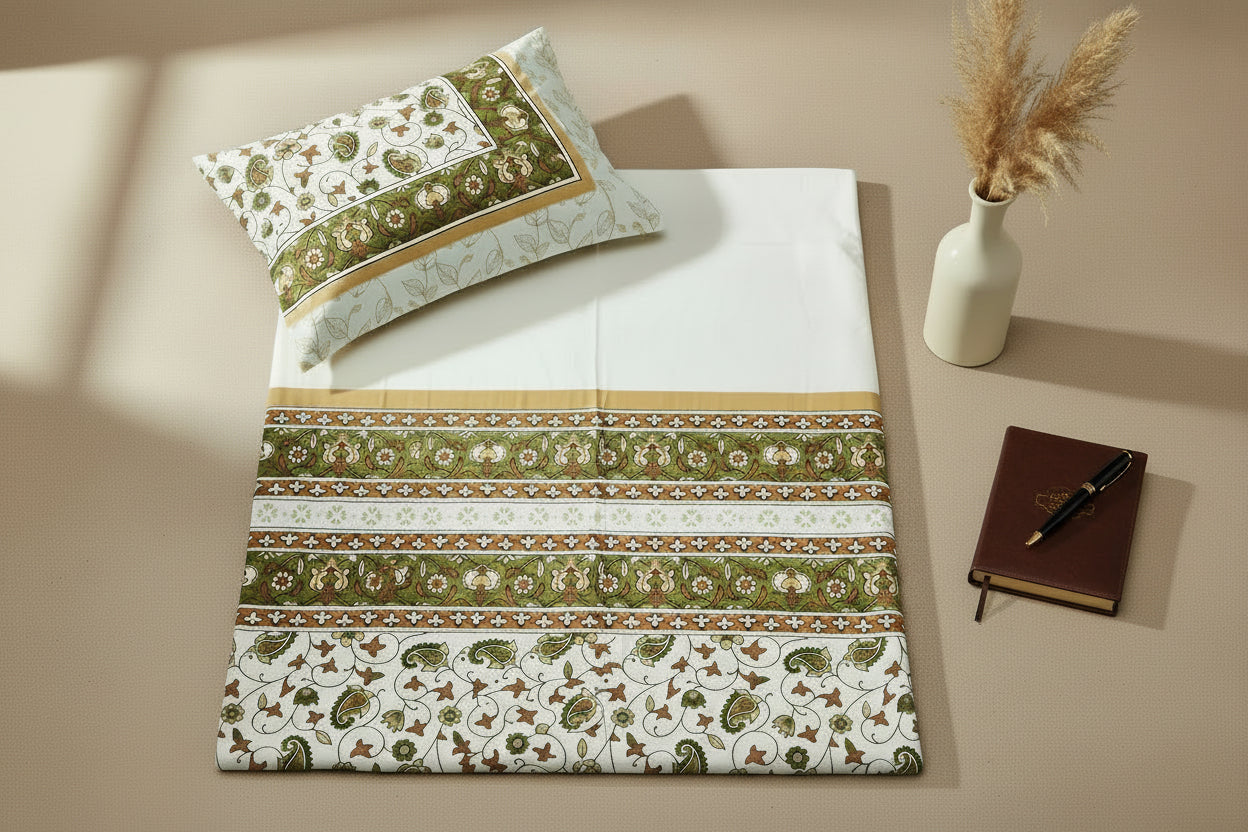 Olive Fern Bedsheet