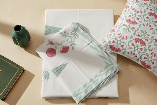 Ivory Blossom Bedsheet