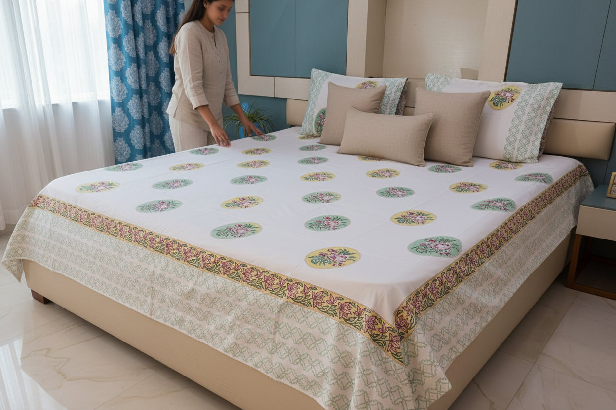 Pearl Petal Bedsheet